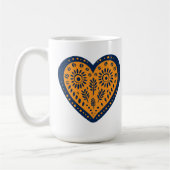 Folk Art Heart Kaffeetasse (Links)