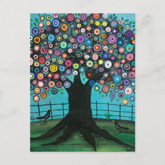 FOLK ART Imaging by LORI EVERETT Postkarte (Vorderseite)