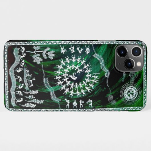 Folk Art iPhone 11 Pro Max Fall iPhone Hülle (Rückseite (Horizontal))