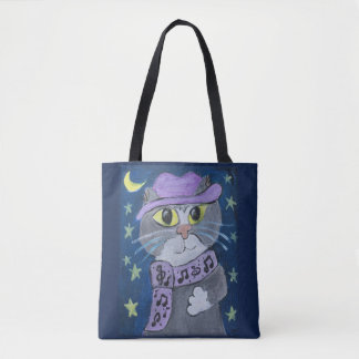 Folk Art Jazz Cat Tasche