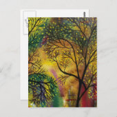 FOLK ART Light Behind Behind by LORI Postcard Postkarte (Vorne/Hinten)