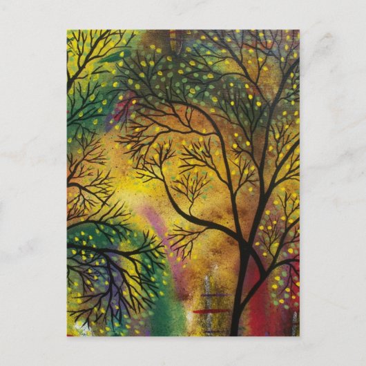 FOLK ART Light Behind Behind by LORI Postcard Postkarte (Vorderseite)