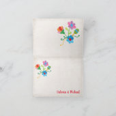 Folk Art Mexican Fiesta Dankeschön Karten (Innenseite)