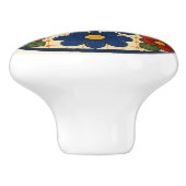 Folk Art Mexican Talavera Floral Keramik Knob Keramikknauf (Seitenansicht)