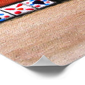 FOLK ART MEXICAN TÜR MALERIEREN POSTER (Ecke)