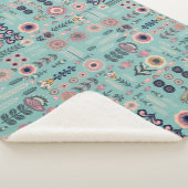 Folk Art Nahtloses Muster Sherpadecke (3/4)