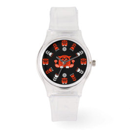 Folk Art Nordic Owl Armbanduhr