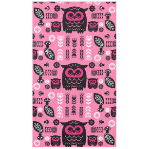 Folk Art Nordic Owl Tischdecke