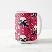 Folk Art Owl Kaffeetasse (VorderseiteRechts)