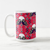 Folk Art Owl Kaffeetasse (Links)