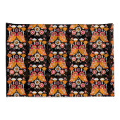 Folk Art Owl Kissenbezug (Rückseite-Rechts)