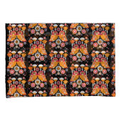 Folk Art Owl Kissenbezug (Vorderseite-Rechts)