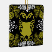 Folk Art Owl Prints Keramikornament (Rechts)
