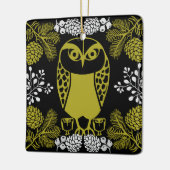 Folk Art Owl Prints Keramikornament (Links)