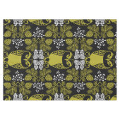 Folk Art Owl Prints Tischdecke (Vorderseite (Horizontal))