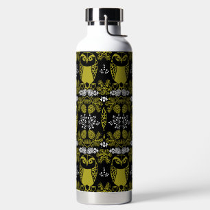 Folk Art Owl Prints Trinkflasche