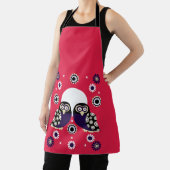 Folk Art Owl Schürze (InSitu)