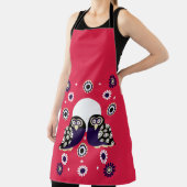 Folk Art Owl Schürze (InSitu)