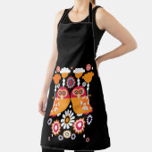 Folk Art Owl Schürze (InSitu)