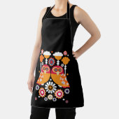 Folk Art Owl Schürze (InSitu)