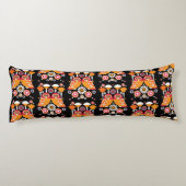 Folk Art Owl Seitenschläferkissen (Rückseite)