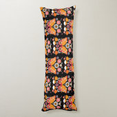 Folk Art Owl Seitenschläferkissen (Rückseite (Vertikal))