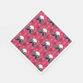 Folk Art Owl Serviette (Ecke)