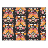 Folk Art Owl Tischdecke (Vorderseite (Horizontal))