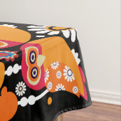 Folk Art Owl Tischdecke (Beispiel)