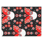 Folk Art Owl Tischdecke (Vorderseite (Horizontal))