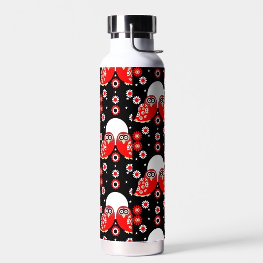 Folk Art Owl Trinkflasche (Links)