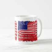 Folk Art Painted Flags Kaffeetasse (VorderseiteRechts)