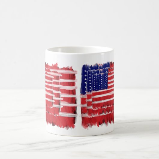 Folk Art Painted Flags Kaffeetasse (Mittel)