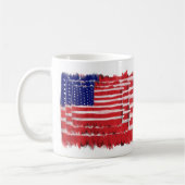 Folk Art Painted Flags Kaffeetasse (Links)