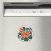 Folk Art Plate Magnet (In Situ (Geschirrspüler))