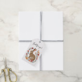 Folk Art Rabbit Any Occasion Geschenkanhänger (Mit Garn)