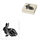 Folk Art Rabbit Gummistempel (Stempel)