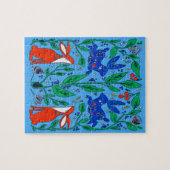Folk Art Rabbits Puzzle (Horizontal)