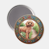 Folk-Art-Rahmen Magnet (Vorderseite/Rückseite)