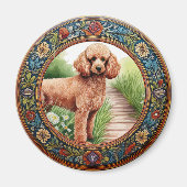 Folk-Art-Rahmen Magnet (Vorne)