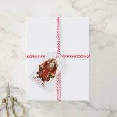 Folk Art Santa Claus Geschenkanhänger (Mit Garn)