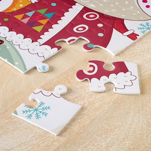 Folk Art Santa Claus Puzzle (Seite)
