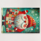 Folk Art Santa Claus Puzzle (Horizontal)