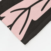 Folk art scandinavian colourful pattern with flora fleecedecke (Ecke)