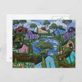 FOLK ART Spirits of the Heart BY LORI Postcard Postkarte (Vorne/Hinten)