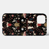 Folk Art Spring Bunnies Botanical Case-Mate iPhone Hülle (Rückseite (Horizontal))