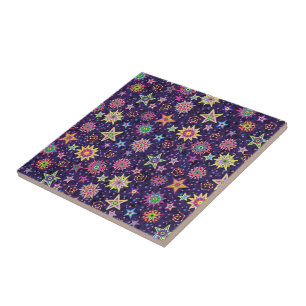 Folk Art Starry Sky Fliese