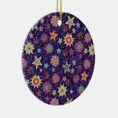 Folk Art Starry Sky Keramik Ornament (Rechts)