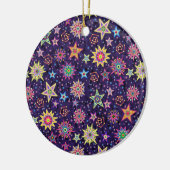 Folk Art Starry Sky Keramik Ornament (Links)
