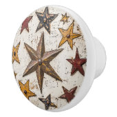 Folk Art Stars Keramikknauf (Rechts)